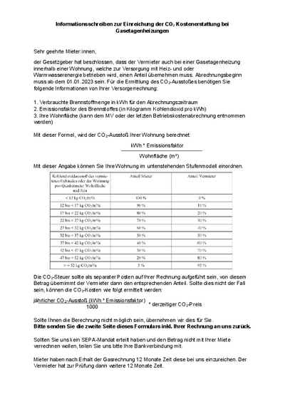 Antrag für Erstattung der CO² Steuer ab 2023 Antrag für Erstattung der CO² Steuer ab 2023